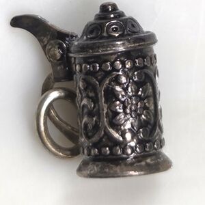 Sterling Silver Vintage Beer Stein Charm